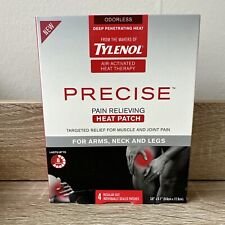 Tylenol Precise Pain Relieving Heat Patch arms neck legs - COLLECTIBLE - One Box picture