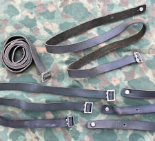 One (1) Used Finnish Mosin Nagant M39 Green Leather Sling Surplus Worn Finland picture