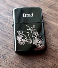 MOTORBIKE SCOOTER CIGARETTE LIGHTER Windproof Smokers Gift idea SELECT ARTWORK picture