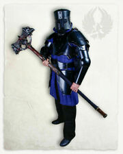 Christmas LARP 18GA Steel Medieval Knight Hakoroth Full Suit Of Armor picture