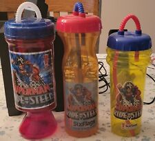 Set Of 3 - Six Flags Souvenir Cups (Superman Ride Of Steel) USA New England  picture