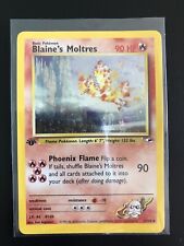 2000 Pokemon Gym Heroes BLAINE’S MOLTRES 1st Edition Holo 1/132 Pack Fresh picture