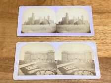 C. 1860s 2 Very Early Bell & Bro. Stereoviews Smithsonian & US Agriculture RARE picture