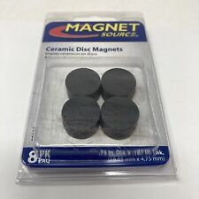 (Lot of 4) Master Magnetics Magnet Source Ceramic Discs #07003 3/4