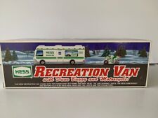 Vintage Hess 1998 Recreation Van With Dune Buggy and Motorcycle In Box New picture