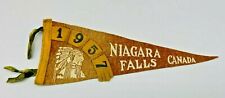 1957 Niagara Falls Ontario Canada Pennant 12 Inch   picture