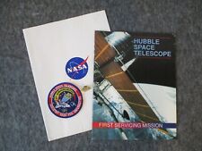 1993 NASA STS-61 HUBBLE SPACE TELESCOPE 1st SERVICING MISSION PATCH+PIN+BOOKLET picture