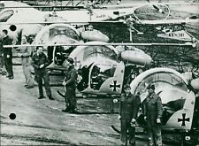 Handover of 4 American helicopters to new Germa... - Vintage Photograph 3439473 picture
