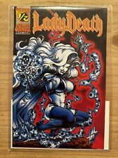Lady Death Wizard #1/2 (1994, Chaos Comics) w/ Signed COA Comic in sleeve picture