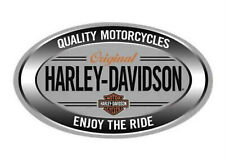 Harley-Davidson® Oval Embossed Tin Sign 