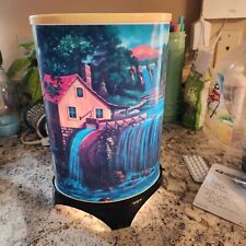 Vintagw Old Mill Water Wheel Water Fall Motion Lamp picture