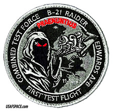 USAF B-21-RAIDER-FIRST TEST FLIGHT-CTF-11-10-23-NGAD-420 FLTS-Edwards AFB-PATCH picture