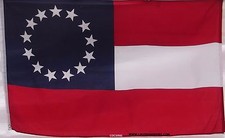 FIRST NATIONAL - DIXIE FLAG - NEW CIVIL WAR - 1ST - DIXIE - 13  STARS & BARS picture