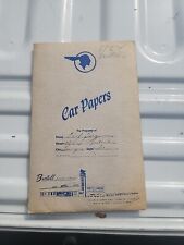 Vintage 1962 Pontiac Car Papers picture