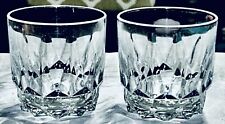 VINTAGE FRANCE ARCOROC ARTIC 9 Oz Old Fashioned 6223732 Clear Glass Set Of 2 picture