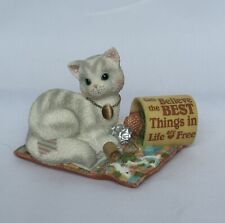 Calico Kittens figurines enesco “Cats Believe The Best Things In Life Are Free” picture