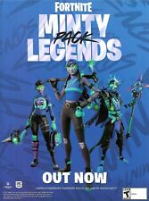 2021 FORTNITE MINTY LEGENDS XBOX PLAYSTATION GAME PRINT AD picture