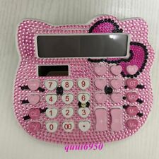 Girl Ladies Gift Hello Kitty Electronic Calculator 12 Digit Solar Power picture
