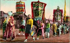 Vtg Postcard 1900-10 - Parade of the Tongs Chinatown  - San Francisco picture