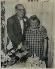 1961 Press Photo Mr. and Mrs. Philip Bias celebrate Golden Wedding Anniversary picture