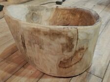 Large Handcrafted Northeastern Georgia Appalachian White Oak Bowl Dish Wooden picture