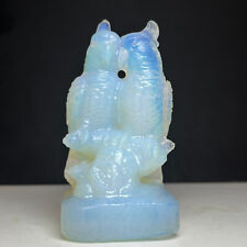 167g Natural Crystal Specimen. Opal. Hand-carved.The Exquisite Parrot.Healing.N9 picture