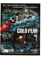 2005 Video Game PRINT AD ART - Cold Fear PC PS1 XBOX PS2 Everyone Is Dead Weight picture