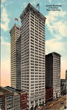 N. Y. City Adams Building Skyscraper Posted 1914 VTG Divided Back Postcard 10H picture