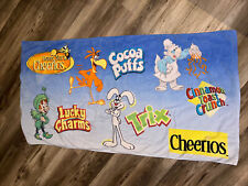 🔥🔥Super Rare 2008 General Mills Cereal Collaboration Beach Towel🔥🔥 picture