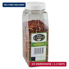 Crushed Red Pepper, 12 oz - One 12 Ounce Container of Dried and C picture
