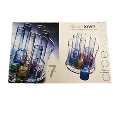 Circleware Uptown 7 piece vodka shot glass set Drinking Party Bottle Service picture