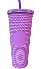 2023 Purple Lavender  Studded Insulated Tumbler Cold Drinks Cup 24oz/710ml Venti picture