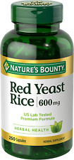 Nature's Bounty Red Yeast Rice, Herbal Supplement, 600mg, 250 Capsules picture