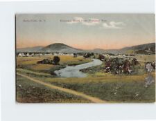 Postcard Delaware River from Prospect Ave. Walton New York USA picture
