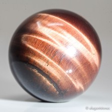 26g26mm Red Tiger Eye Sphere Crystal Ball Natural Quartz Healing Gemstone Chakra picture
