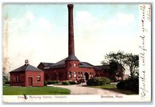 1906 Sewage Pumping Station Campello Brockton Massachusetts MA Antique Postcard picture