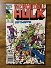 THE INCREDIBLE HULK 321 NEWSSTAND AL MILGROM STORY & COVER MARVEL COMICS 1986 picture