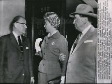 1957 Wirephoto Attorney Jerry Geisler keeps grip on Marie McDonald orw02770 7X9 picture