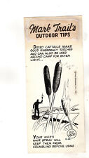 Mark Trail Original Art By Ed Dodd Outdoor Tips - FLAMMABLE CATTAILS picture