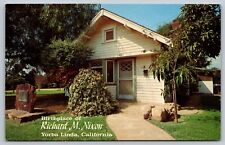 Yorba Linda California CA Birthplace Of Richard Nixon House Postcard picture