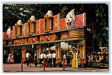 Crystal Beach Ontario Canada Postcard Frolic Land Miniature Rides c1960's picture