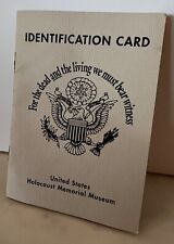US Holocaust Memorial Museum Identification Card #4944 Kalman Goldberg picture