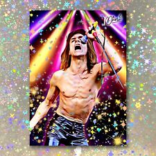 Iggy Pop Holographic Headliner Sketch Card Limited 1/5 Dr. Dunk Signed picture