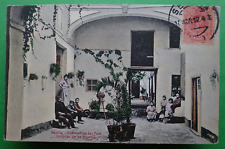 Apr 18, 1912 postcard *Costumbre del Pais /Interior de un corral* Sevilla, Spain picture