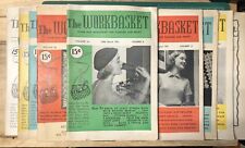 Vintage 1950s The Workbasket Magazine (Lot of 9) Good Condition (1950-54) picture