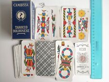 62 canvas cards Tarot Bolognese CAMBISSA 1966 picture