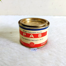 Vintage PAS Antibiotic Medicine Advertising Tin Box Decorative Round T387 picture