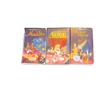 Disney Lot of 3 Black Diamond Classics VHS Tapes, RARE picture