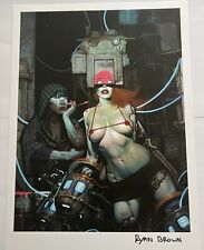 Post Apoc Warrior By Ryan Brown Signed Heavy Metal Very Rare Color picture