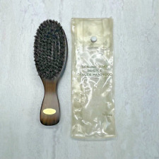Vintage Boar Bristle Hardwood Handle Hair Brush picture